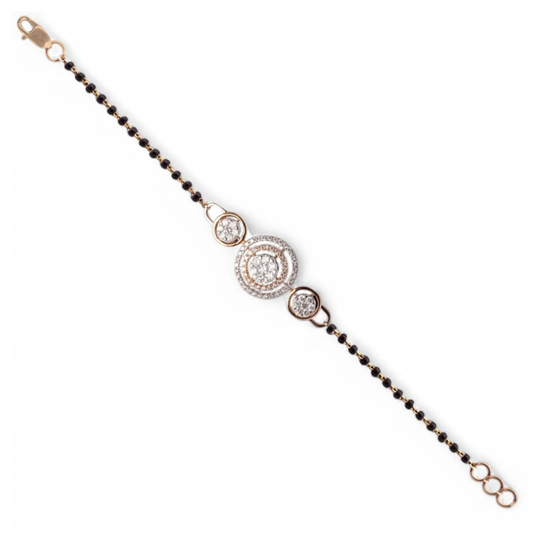 18 KT DIAMOND HAND MANGALSUTRA 4.346 Gms - MJ25MS82