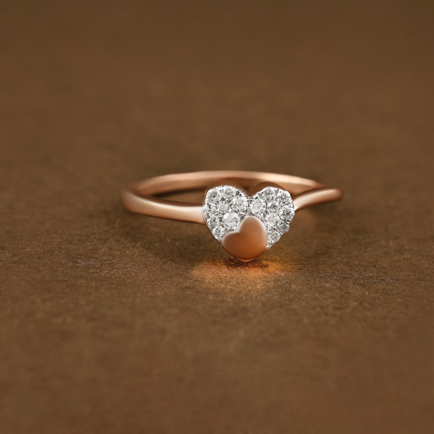 Diamond RING With 2.446 Gms of 18 Kt Gold and 0.125 Cts of Certified Natural Diamonds Code: MJ26RG645