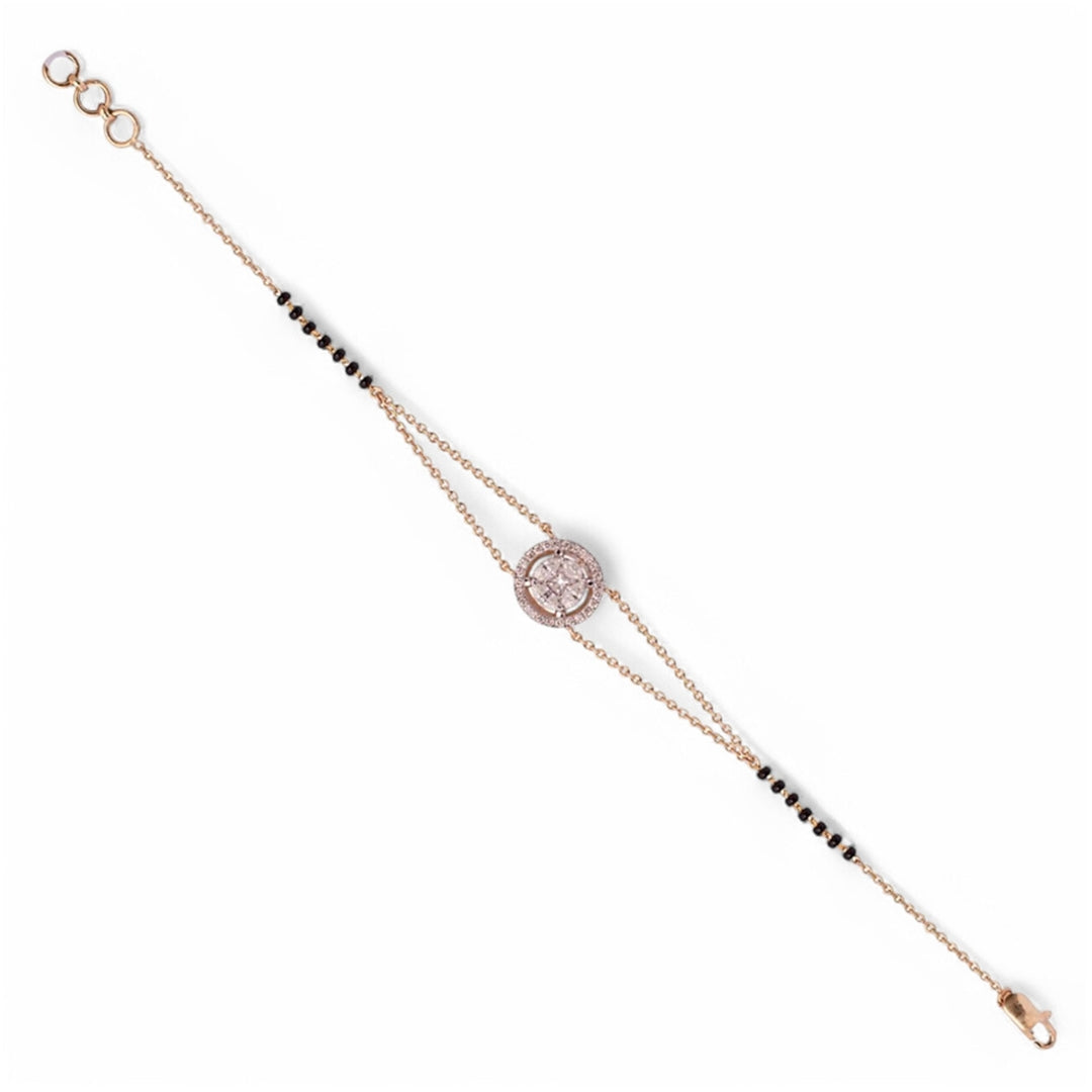18 KT DIAMOND HAND MANGALSUTRA 2.926 Gms - MJ25MS102