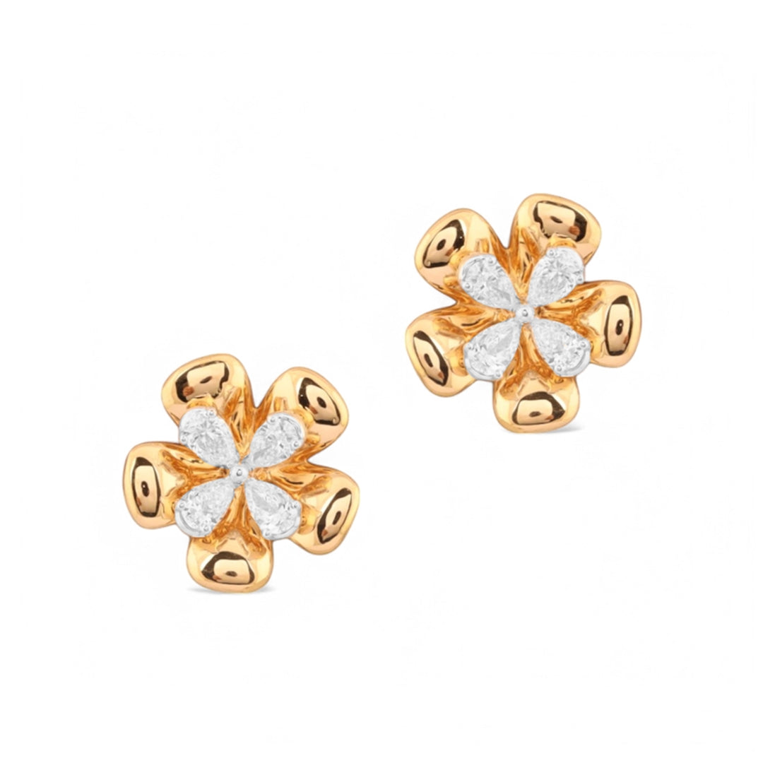 18 KT DIAMOND EARRING 4.084 Gms - MJ25ER80