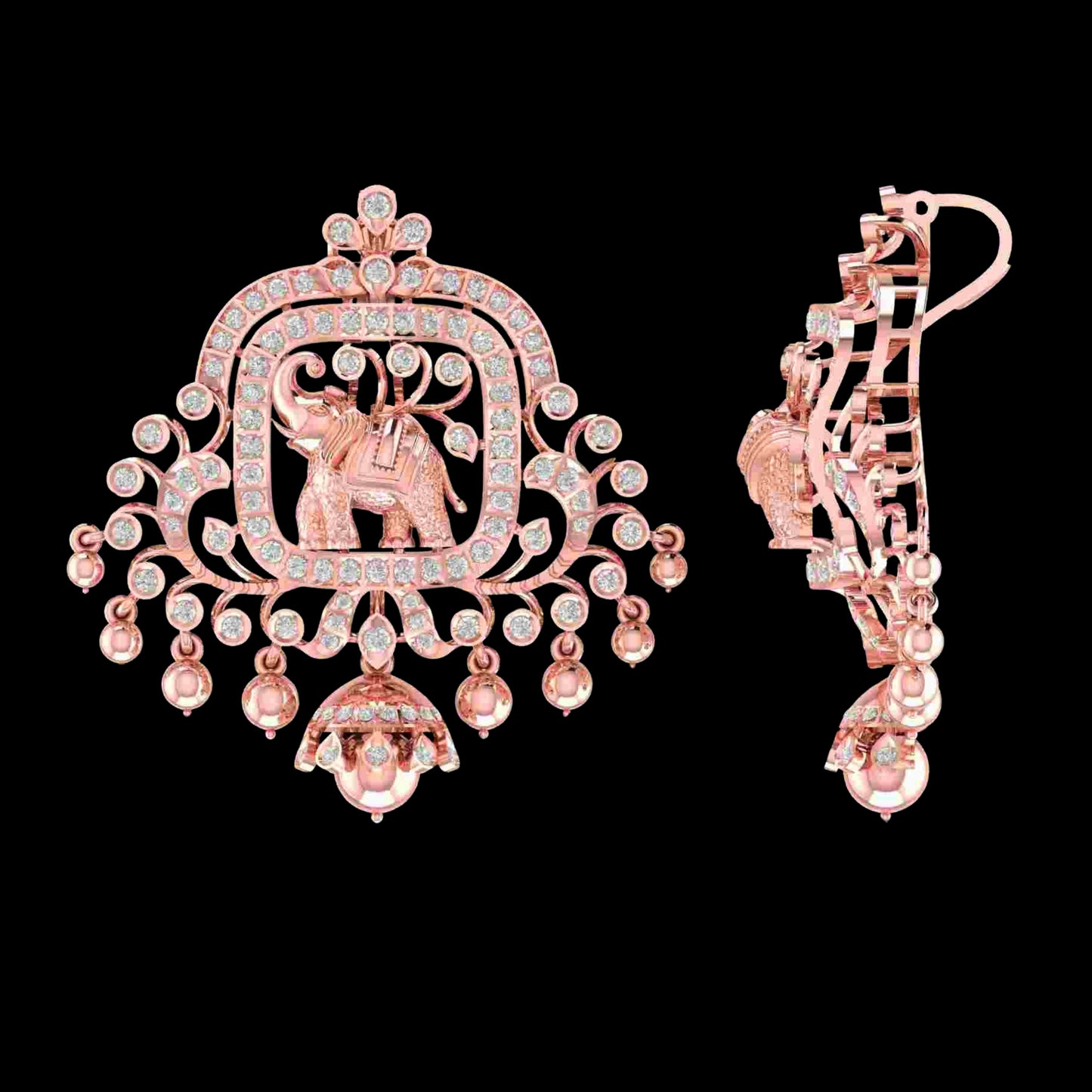 Diamond PENDANT With 11.226 Gms of 18 Kt Gold and 1.263 Cts of Certified Natural Diamonds Code: MJ26PND64