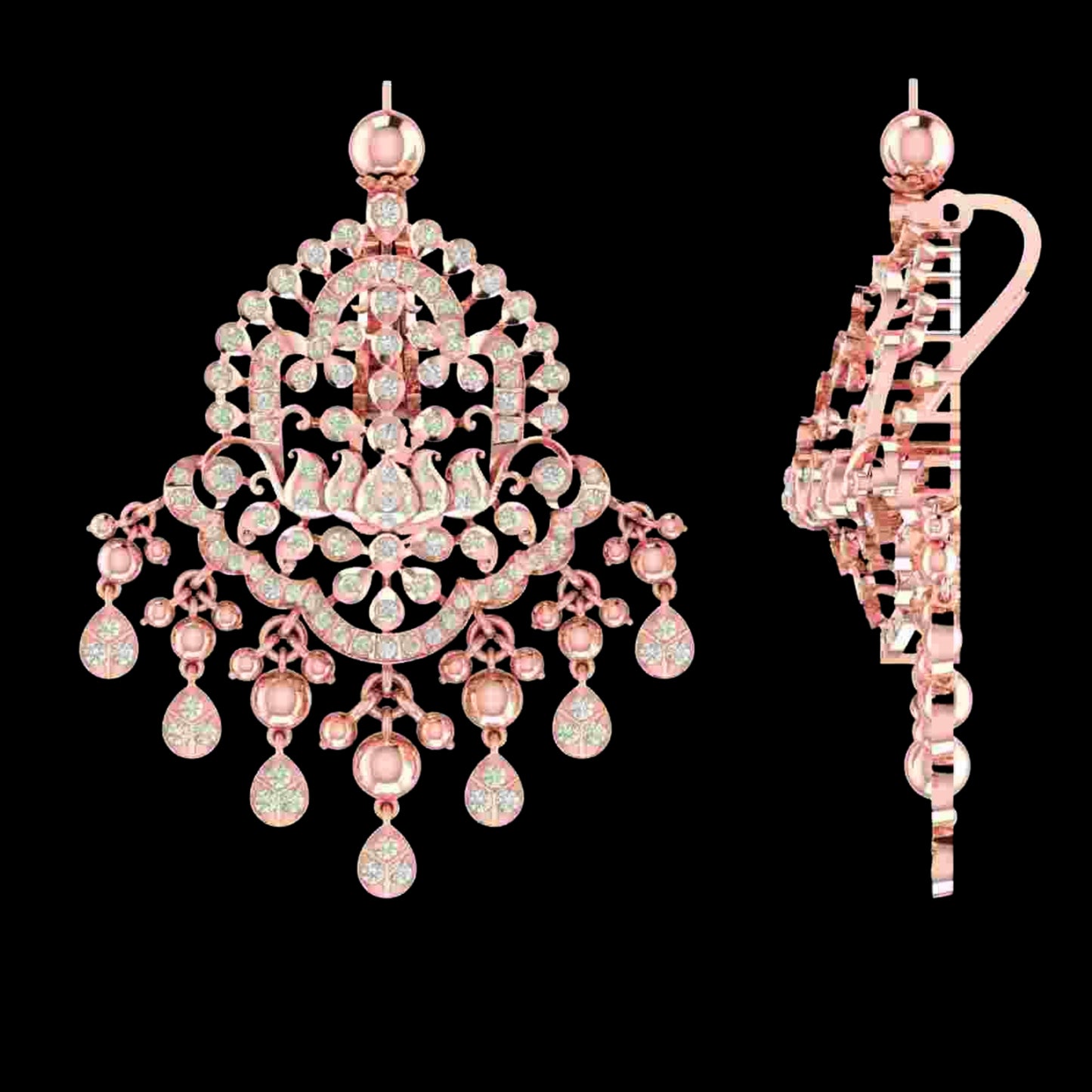 Diamond PENDANT With 12.67 Gms of 18 Kt Gold and 1.366 Cts of Certified Natural Diamonds Code: MJ26PND124