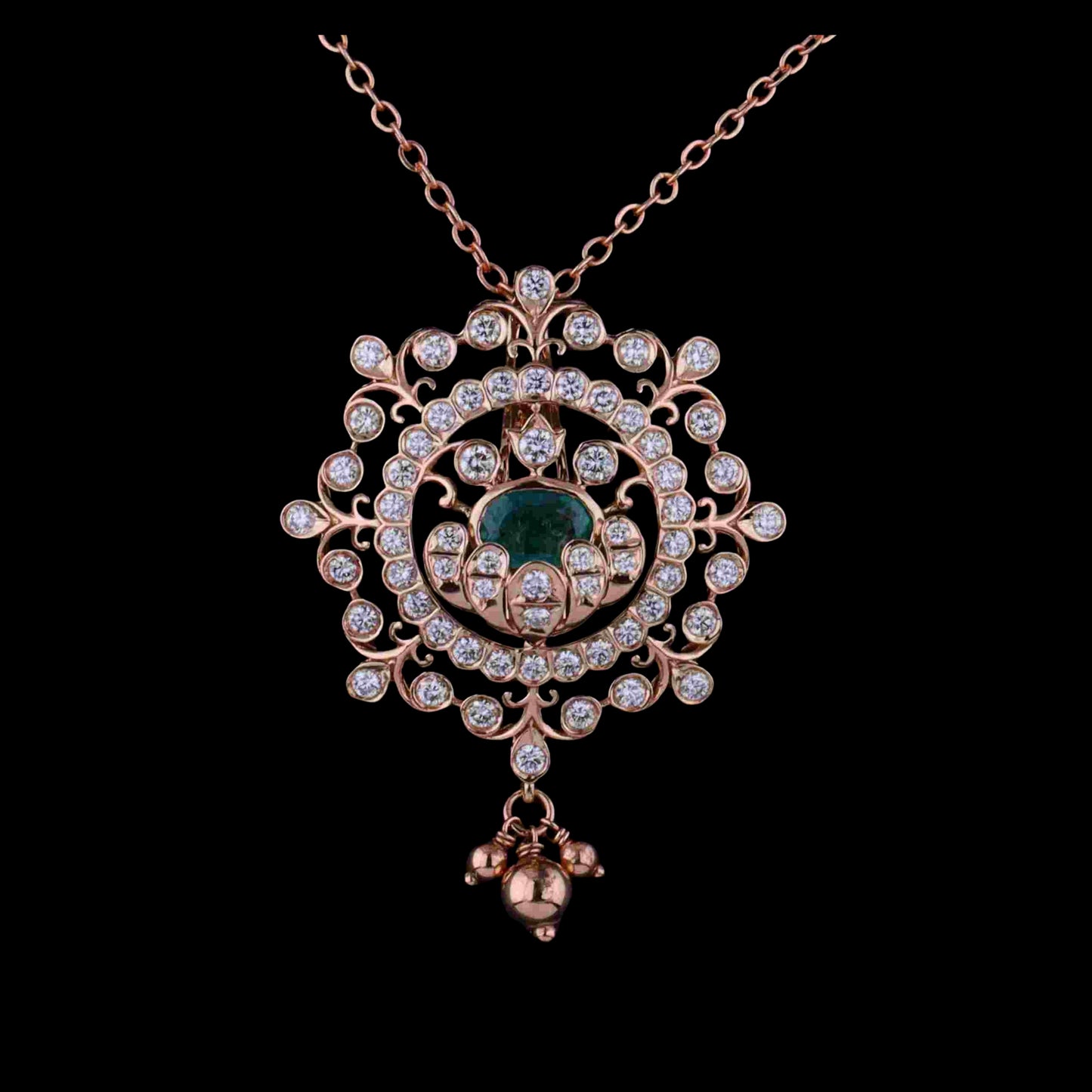 Diamond PENDANT With 8.635 Gms of 18 Kt Gold and 1.146 Cts of Certified Natural Diamonds Code: MJ26PND60