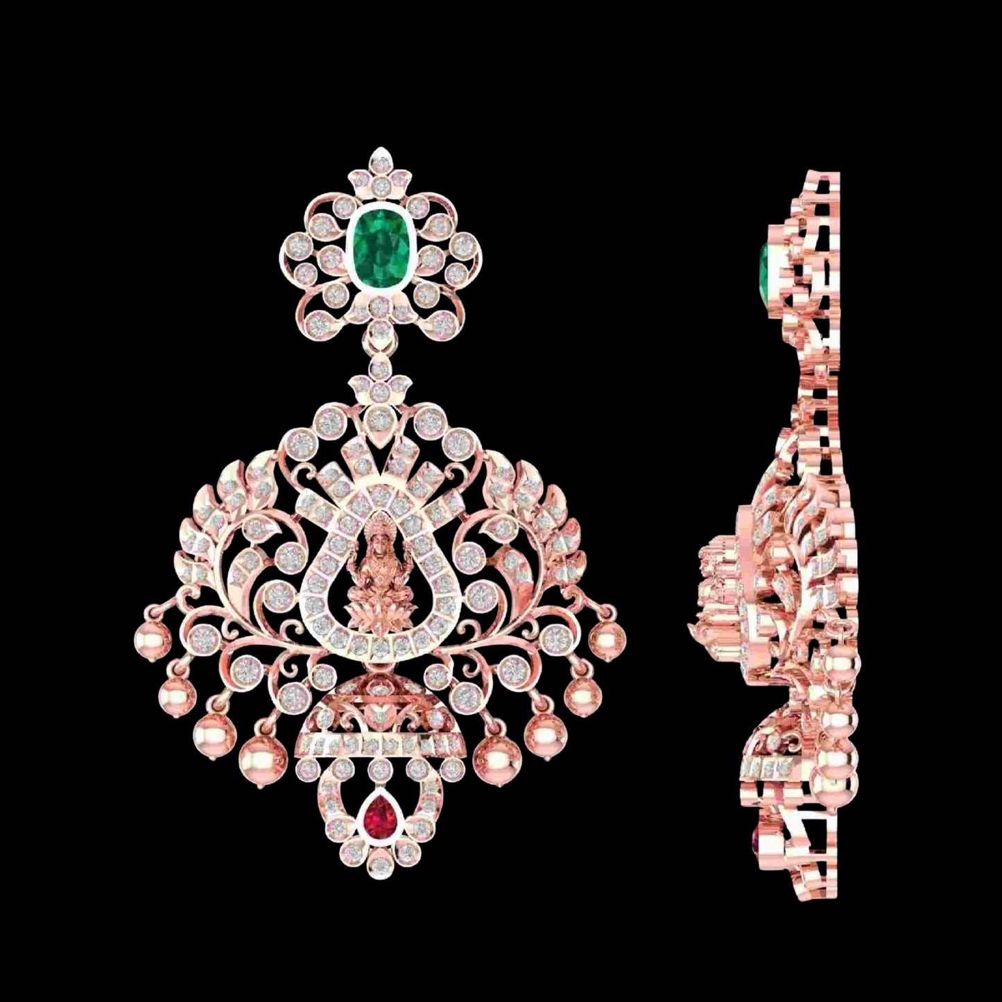 Diamond PENDANT With 16.72 Gms of 18 Kt Gold and 1.82 Cts of Certified Natural Diamonds Code: MJ26PND108