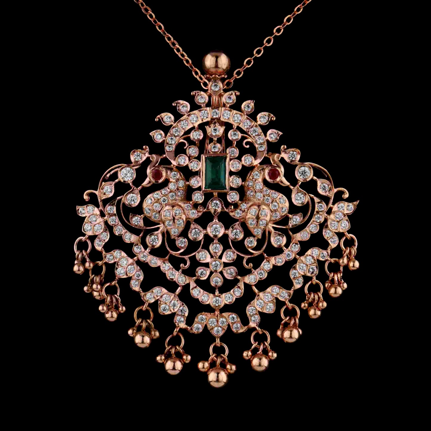 Diamond PENDANT With 23.11 Gms of 18 Kt Gold and 2.78 Cts of Certified Natural Diamonds Code: MJ26PND123