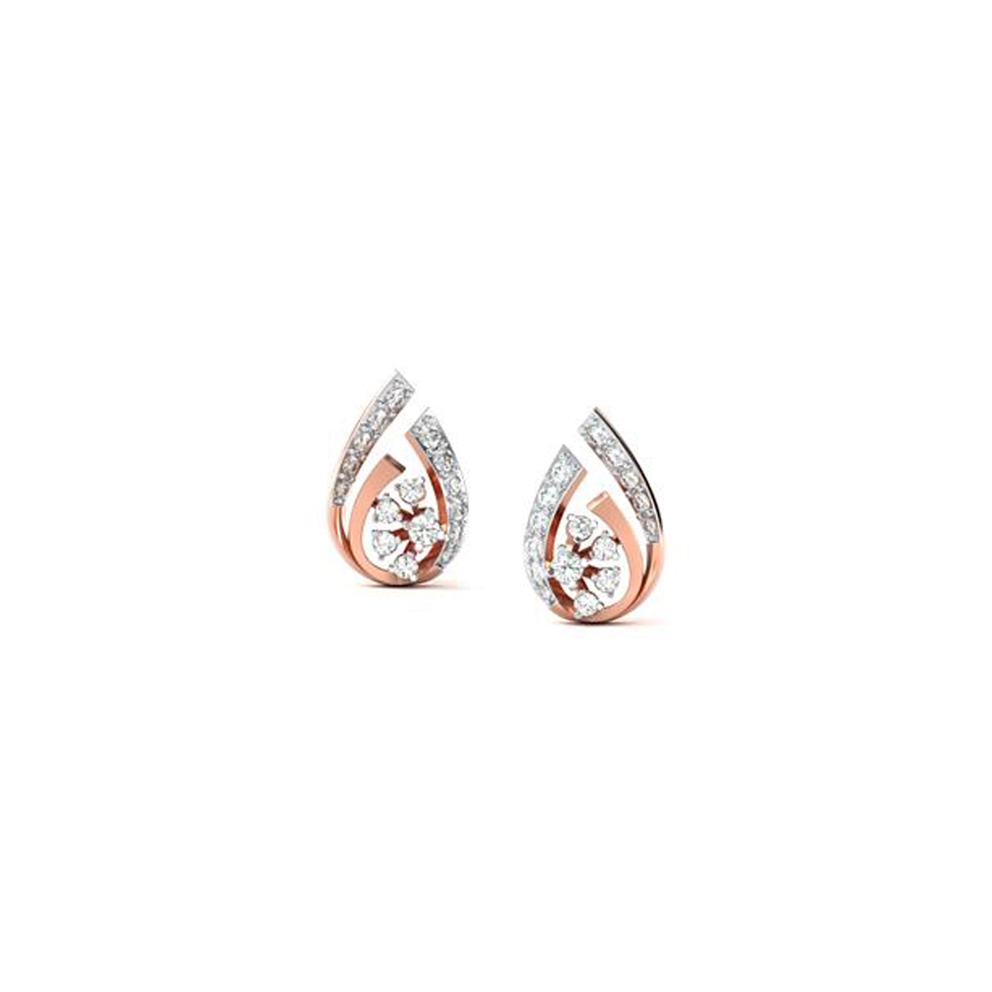 18 KT DIAMOND EARRING 1.746 Gms - MJ25ER21