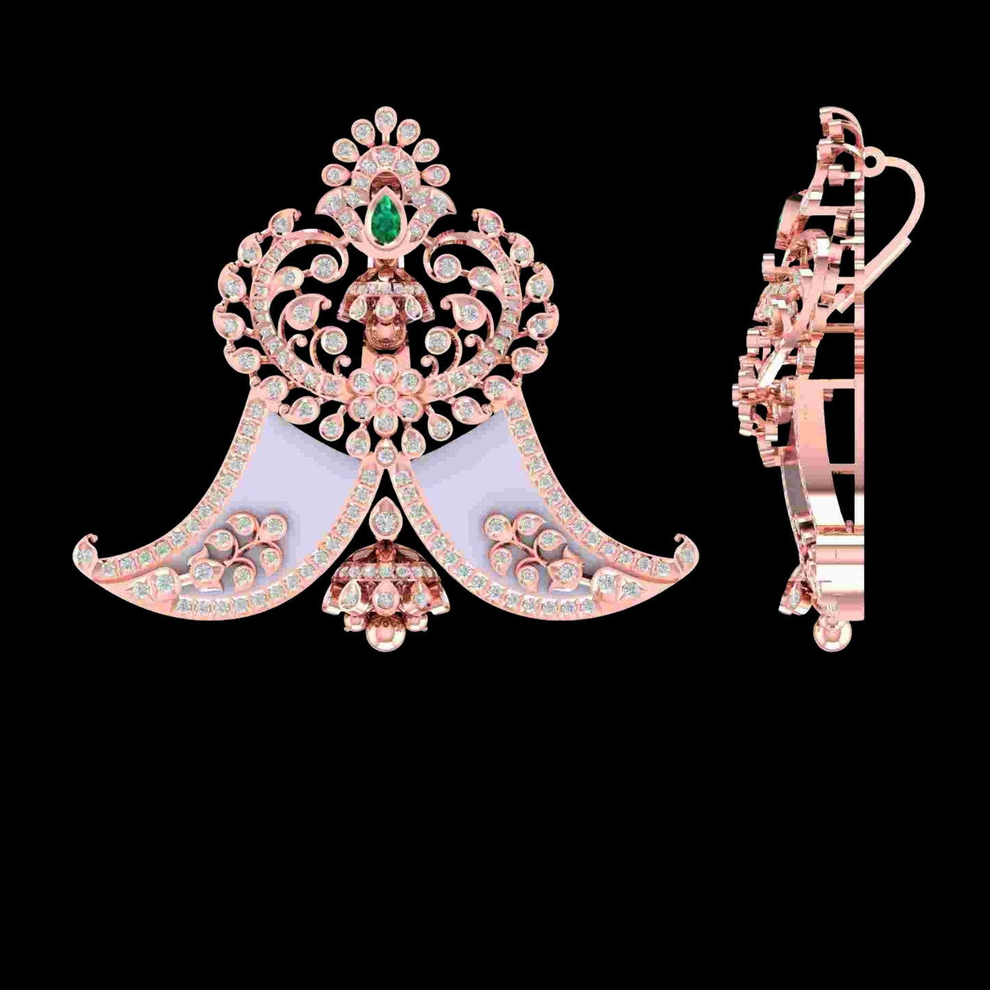 Diamond PENDANT With 21.195 Gms of 18 Kt Gold and 2.245 Cts of Certified Natural Diamonds Code: MJ26PND120