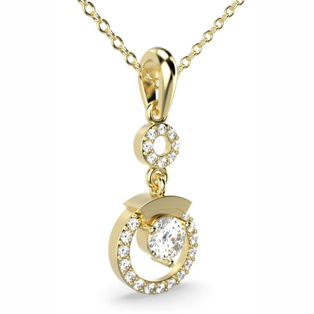 18 KT DIAMOND PENDANT 8 Gms - MJ25ER232