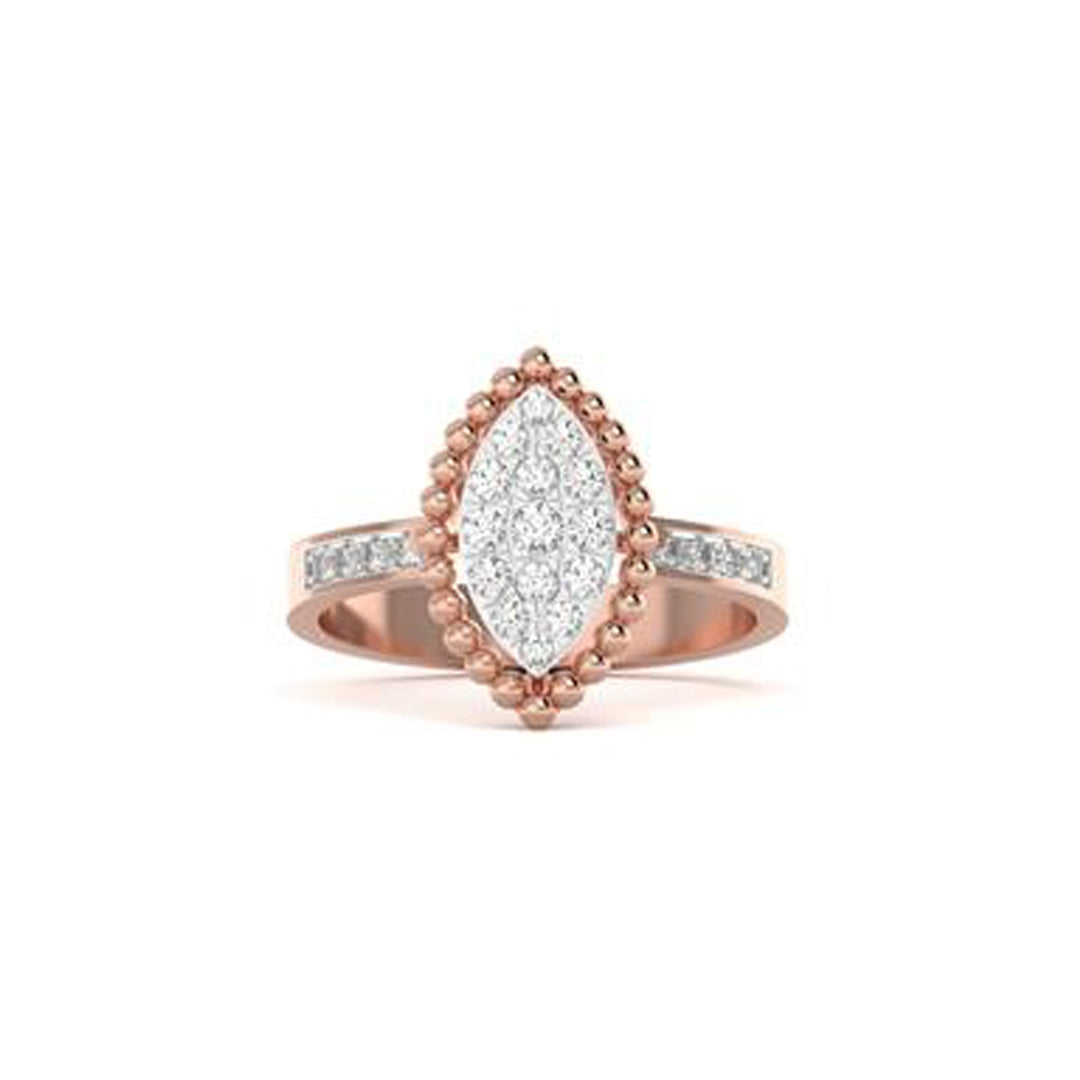 18 KT DIAMOND RING 3.496 Gms - MJ25RG413
