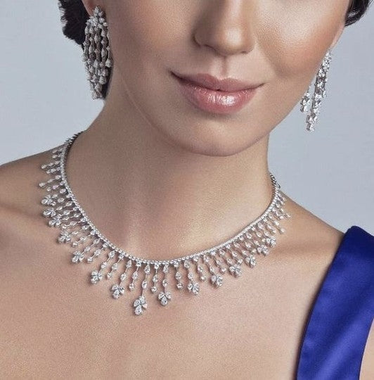 18 KT DIAMOND NECKLACE  Gms - MJ25NK241
