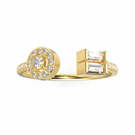 18 KT DIAMOND RING 2.5 Gms - MJ25300