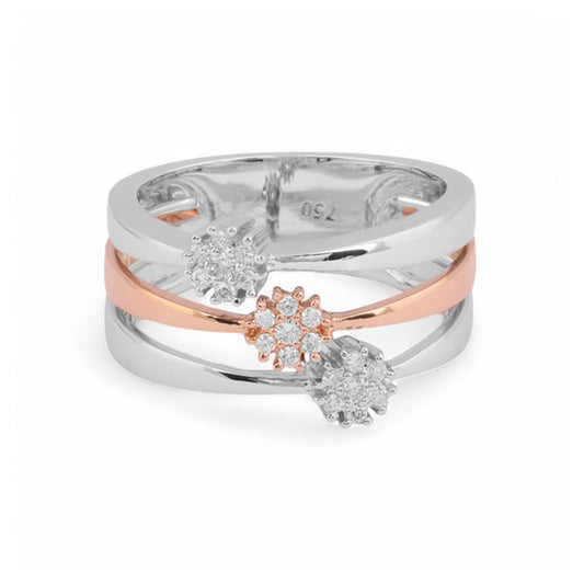18 KT DIAMOND RING 6.408 Gms - MJ25RG551