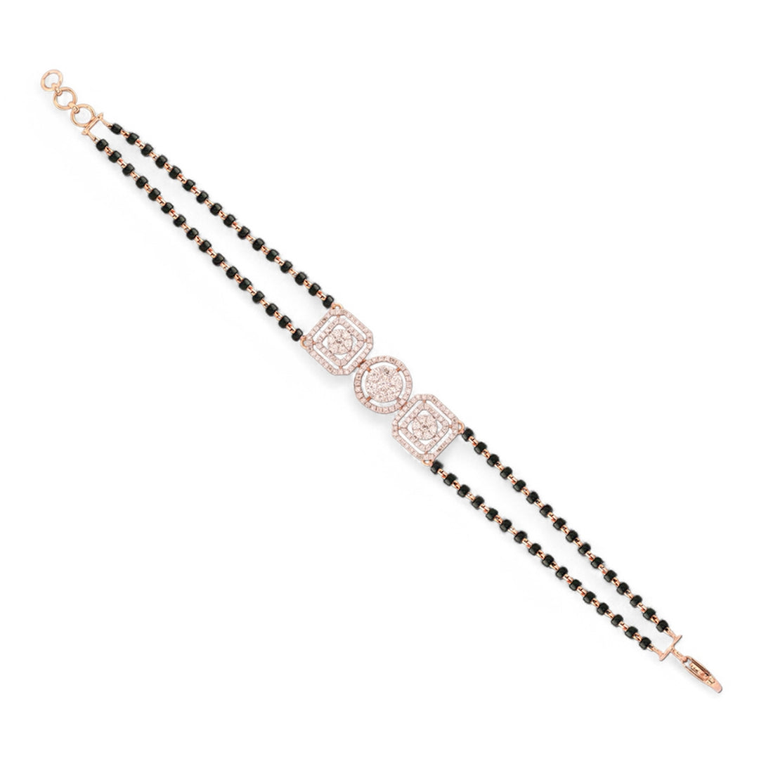 18 KT DIAMOND HAND MANGALSUTRA 6.272 Gms - MJ25MS85