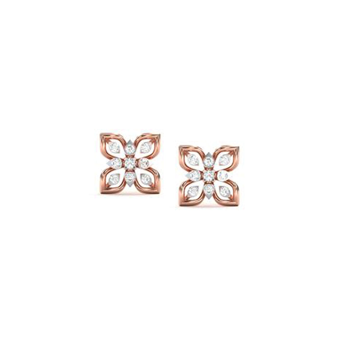 18 KT DIAMOND EARRING 2.25 Gms - MJ25ER26