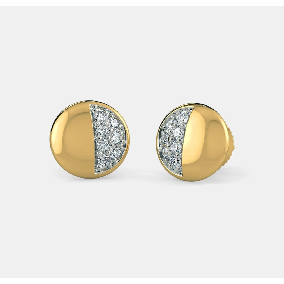 18 KT DIAMOND EARRING 4 Gms - MJ25ER250