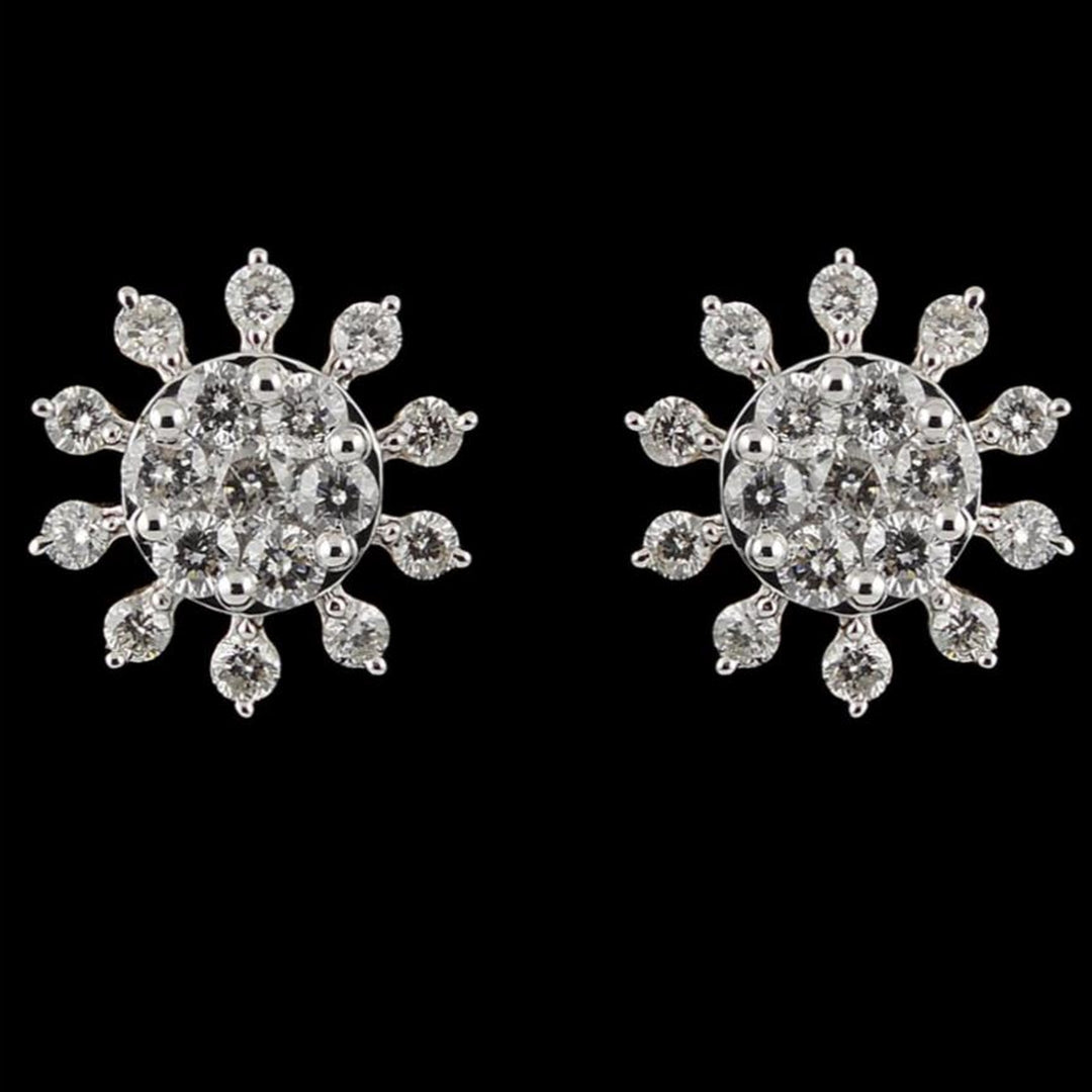 18 KT DIAMOND EARRING 4.336 Gms - MJ25ER53