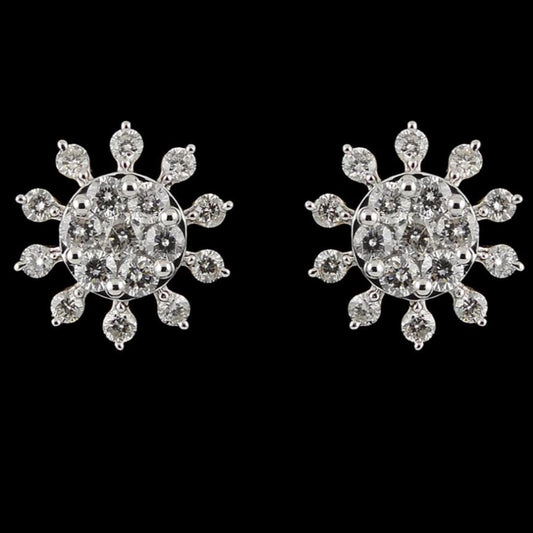18 KT DIAMOND EARRING 4.336 Gms - MJ25ER53