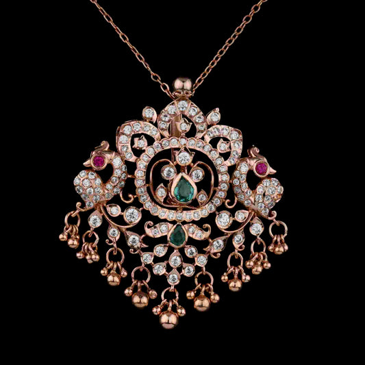 Diamond PENDANT With 16 Gms of 18 Kt Gold and 1.891 Cts of Certified Natural Diamonds Code: MJ26PND122