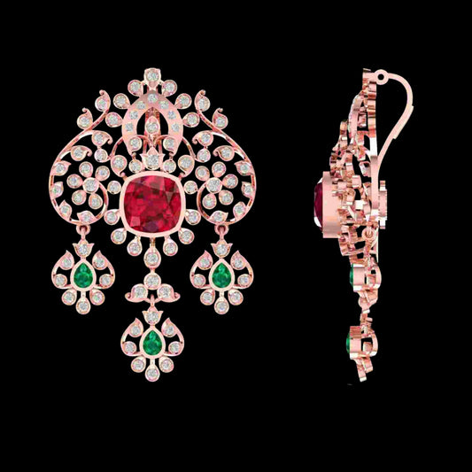 Diamond PENDANT With 11.226 Gms of 18 Kt Gold and 1.347 Cts of Certified Natural Diamonds Code: MJ26PND137