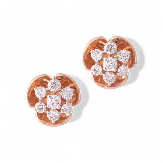 18 KT DIAMOND EARRING 2.502 Gms - MJ25ER75