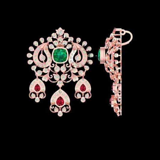 Diamond PENDANT With 10.519 Gms of 18 Kt Gold and 1.48 Cts of Certified Natural Diamonds Code: MJ26PND144