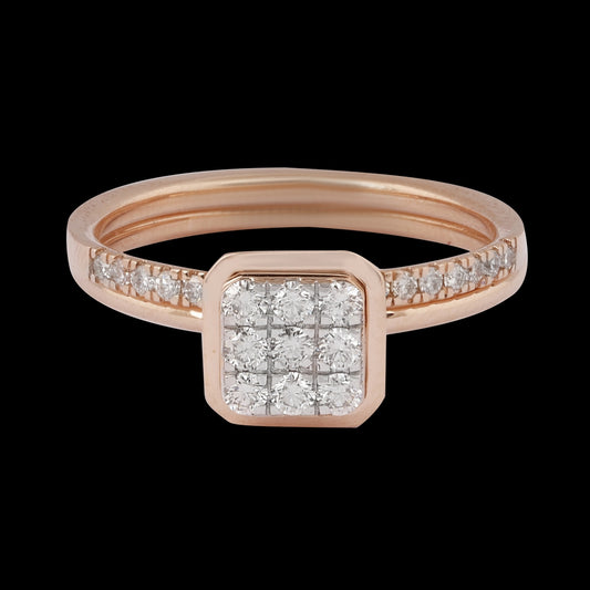 18 KT DIAMOND RING 3.032 Gms - MJ25RG489