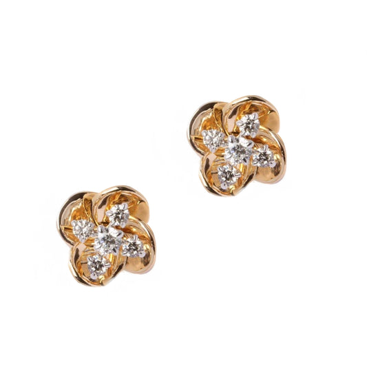 18 KT DIAMOND EARRING 2.372 Gms - MJ25ER73