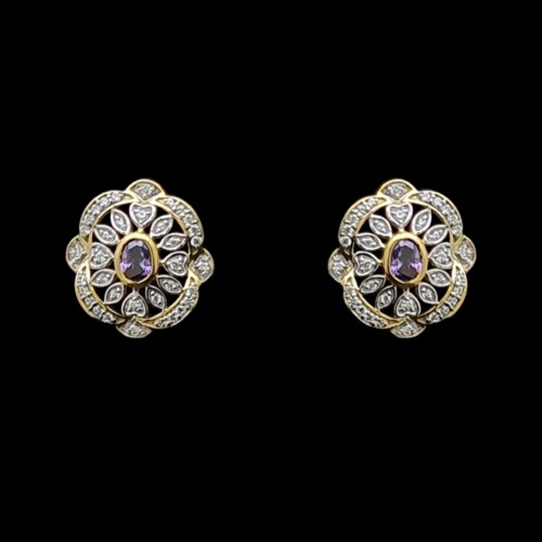 18 KT DIAMOND EARRING 3.78 Gms - MJ25ER234