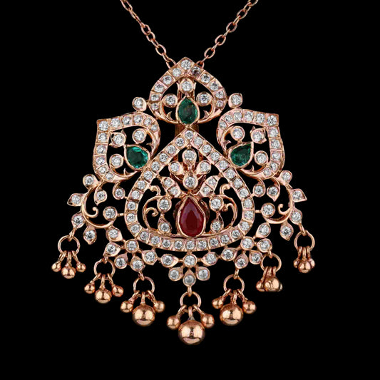 Diamond PENDANT With 14.136 Gms of 18 Kt Gold and 1.718 Cts of Certified Natural Diamonds Code: MJ26PND101