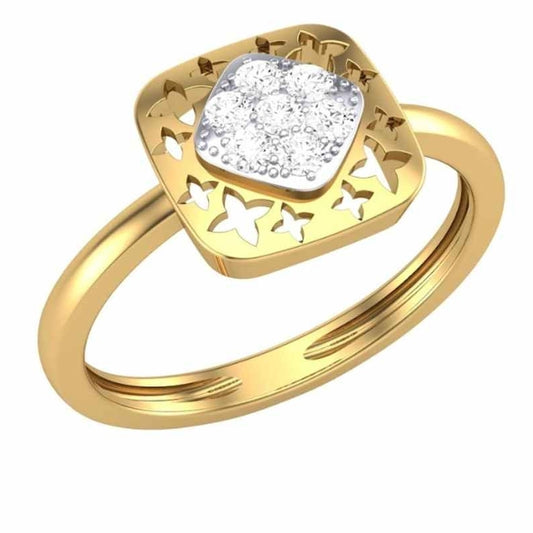 18 KT DIAMOND RING 2 Gms - MJ25RG145