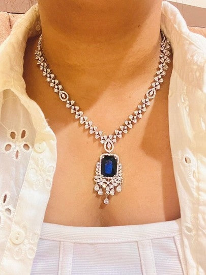 18 KT DIAMOND NECKLACE  Gms - MJ25NK235
