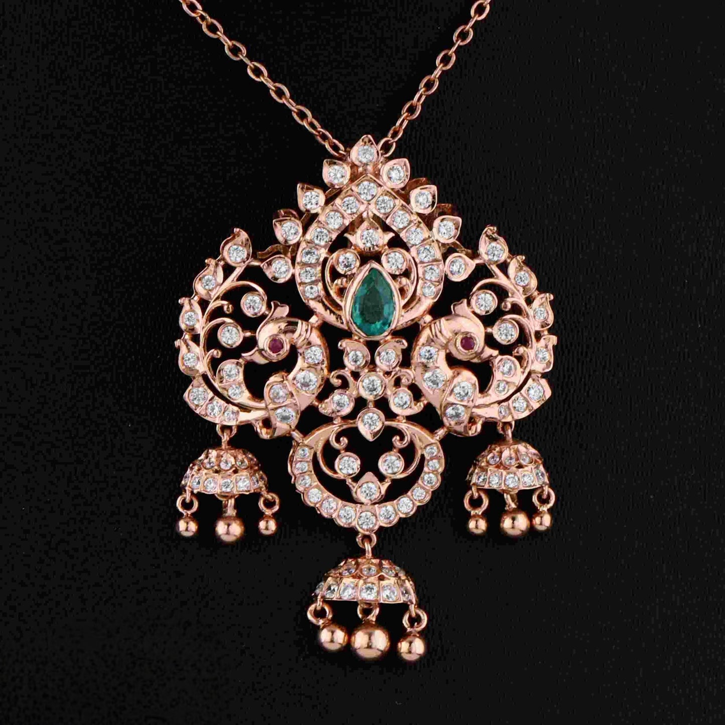 Diamond PENDANT With 13 Gms of 18 Kt Gold and 1.542 Cts of Certified Natural Diamonds Code: MJ26PND92