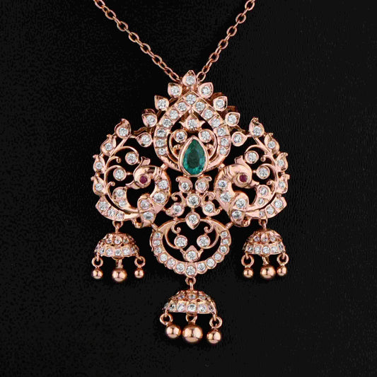 Diamond PENDANT With 13 Gms of 18 Kt Gold and 1.542 Cts of Certified Natural Diamonds Code: MJ26PND92