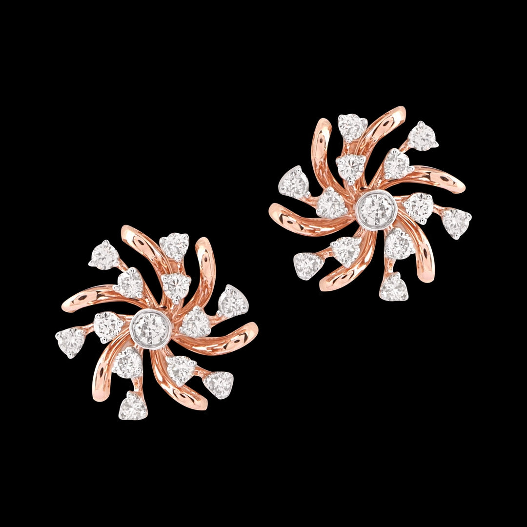 18 KT DIAMOND EARRING 3.014 Gms - MJ25ER45