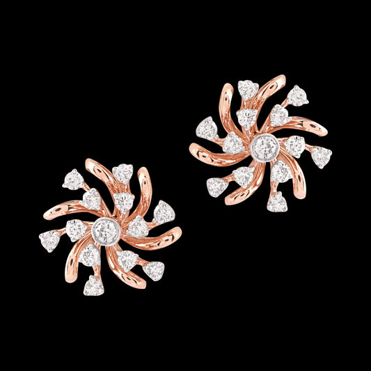 18 KT DIAMOND EARRING 3.014 Gms - MJ25ER45
