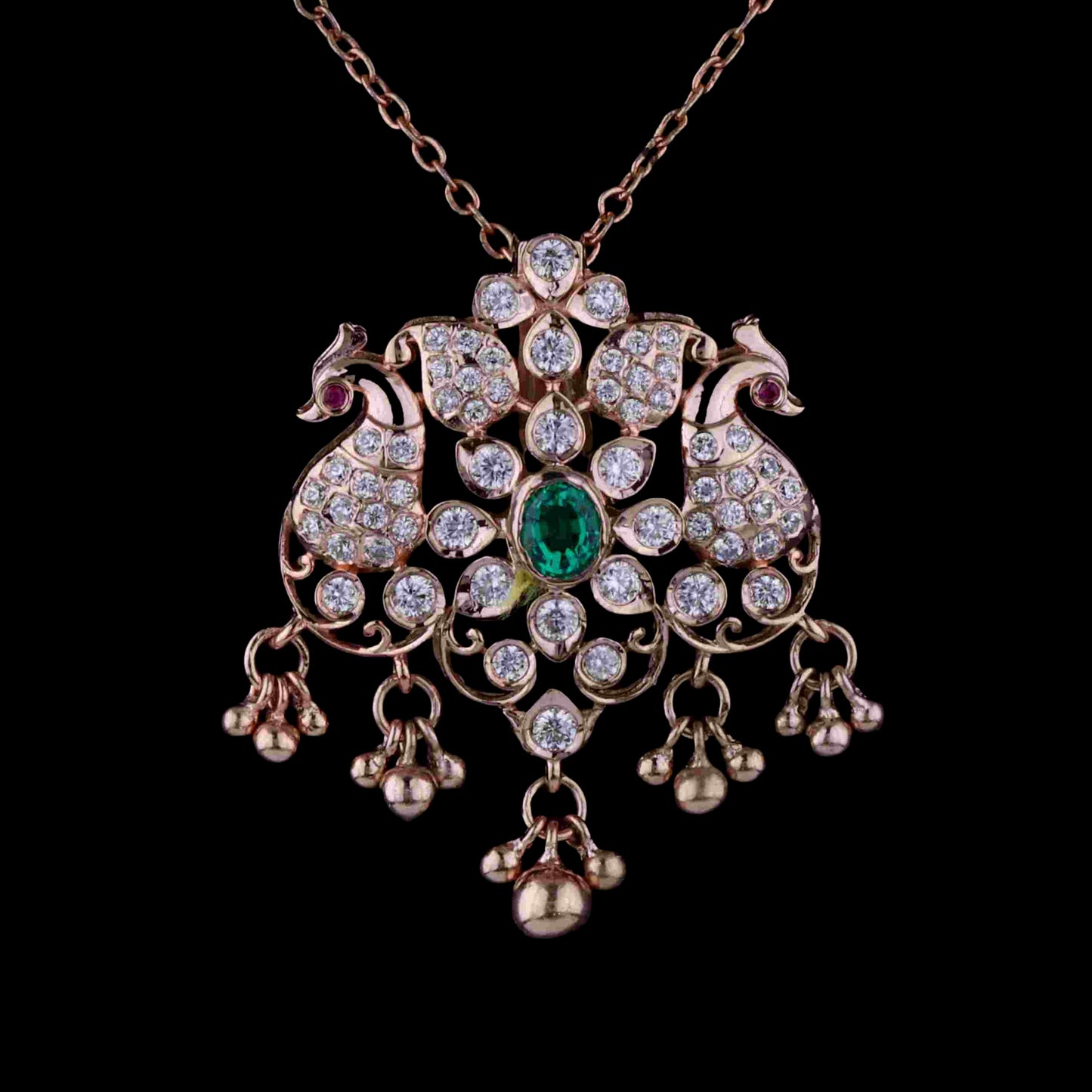 Diamond PENDANT With 8.68 Gms of 18 Kt Gold and 1.016 Cts of Certified Natural Diamonds Code: MJ26PND55