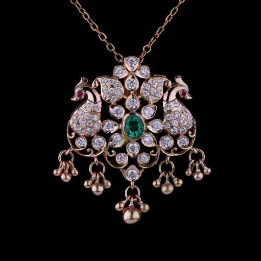 Diamond PENDANT With 8.68 Gms of 18 Kt Gold and 1.016 Cts of Certified Natural Diamonds Code: MJ26PND55