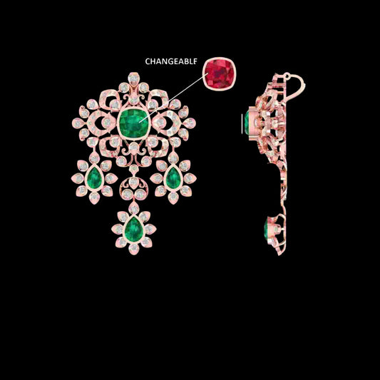 Diamond PENDANT With 11.618 Gms of 18 Kt Gold and 1.57 Cts of Certified Natural Diamonds Code: MJ26PND139