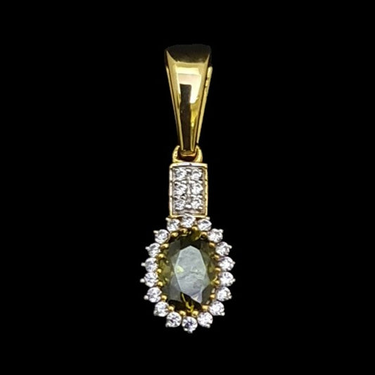 18 KT DIAMOND PENDANT 1.2 Gms - MJ25PD333