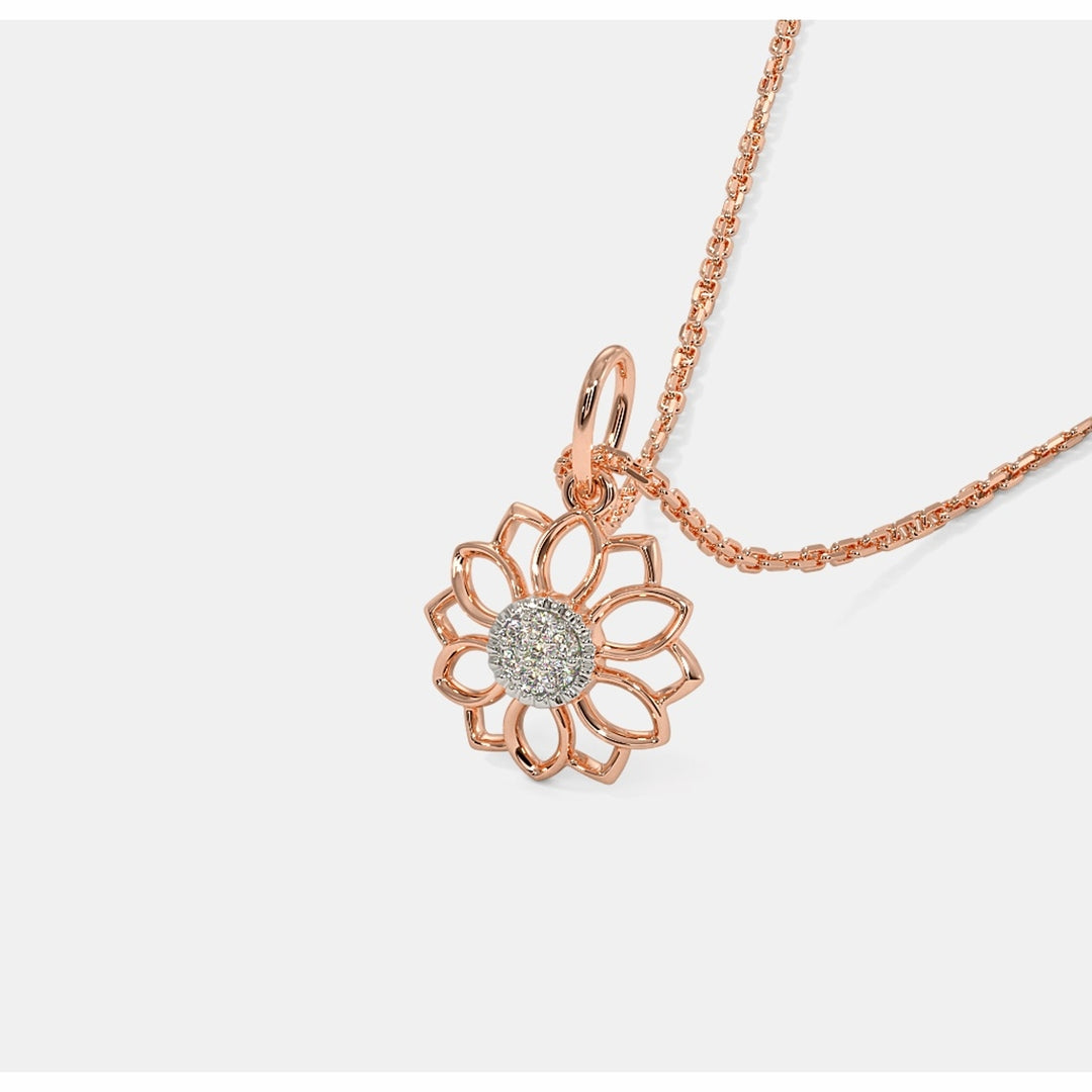 18 KT DIAMOND PENDANT 3 Gms - MJ25PD275