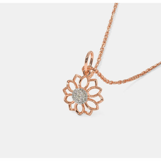 18 KT DIAMOND PENDANT 3 Gms - MJ25PD275