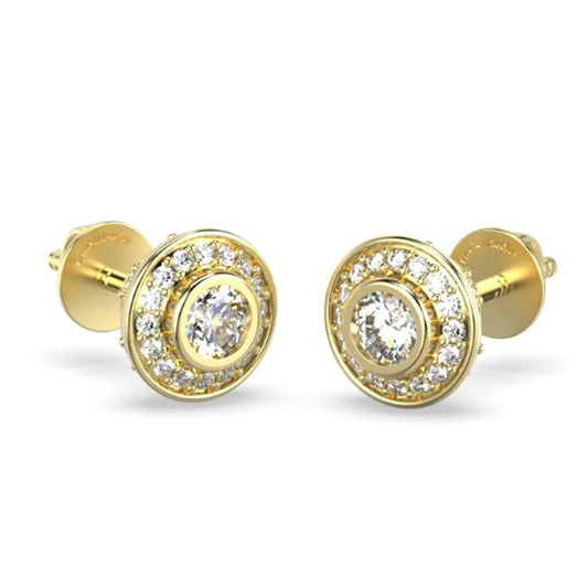 18 KT DIAMOND EARRING 5.5 Gms - MJ25ER221