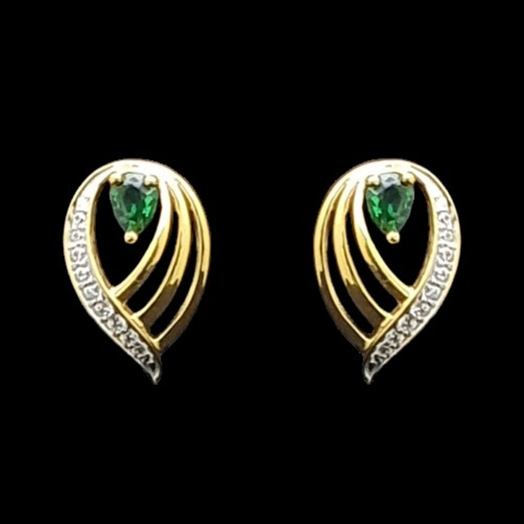 18 KT DIAMOND EARRING 1.76 Gms - MJ25ER231