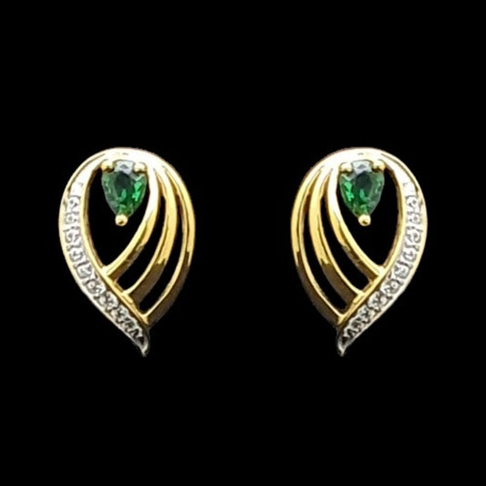 18 KT DIAMOND EARRING 1.76 Gms - MJ25ER231