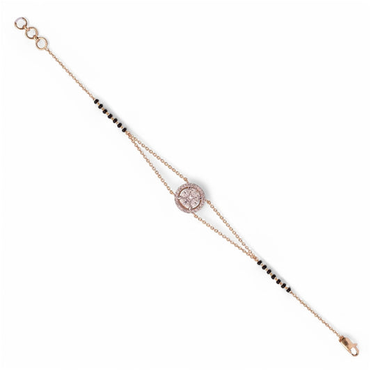 18 KT DIAMOND HAND MANGALSUTRA 2.926 Gms - MJ25MS102