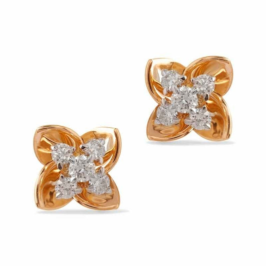 18 KT DIAMOND EARRING 2.87 Gms - MJ25ER74