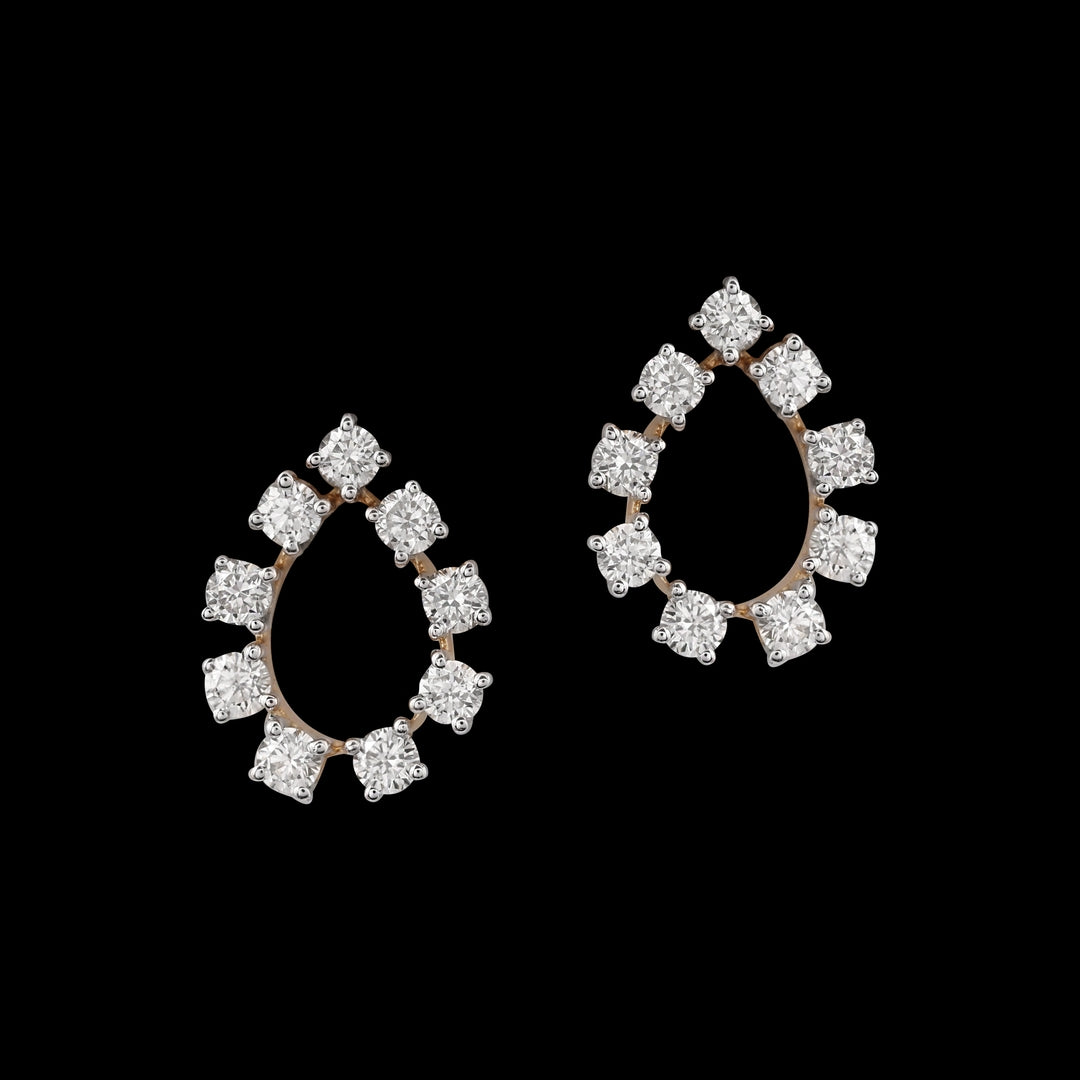 18 KT DIAMOND EARRING 3.202 Gms - MJ25ER17