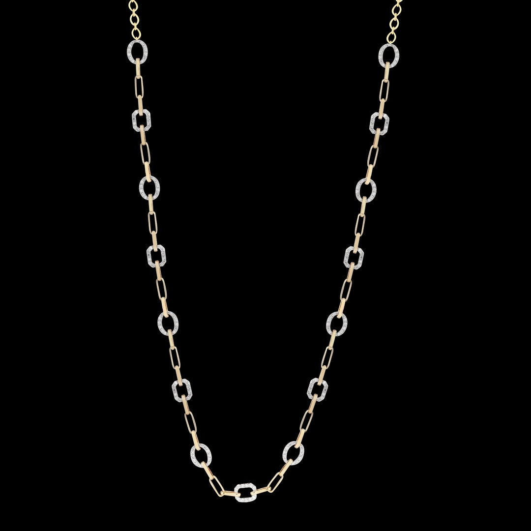 18 KT DIAMOND NECKLACE 18.788 Gms - MJ25NK115