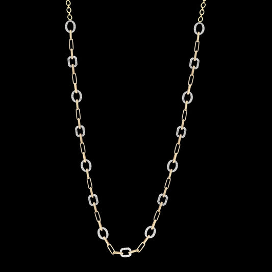 18 KT DIAMOND NECKLACE 18.788 Gms - MJ25NK115