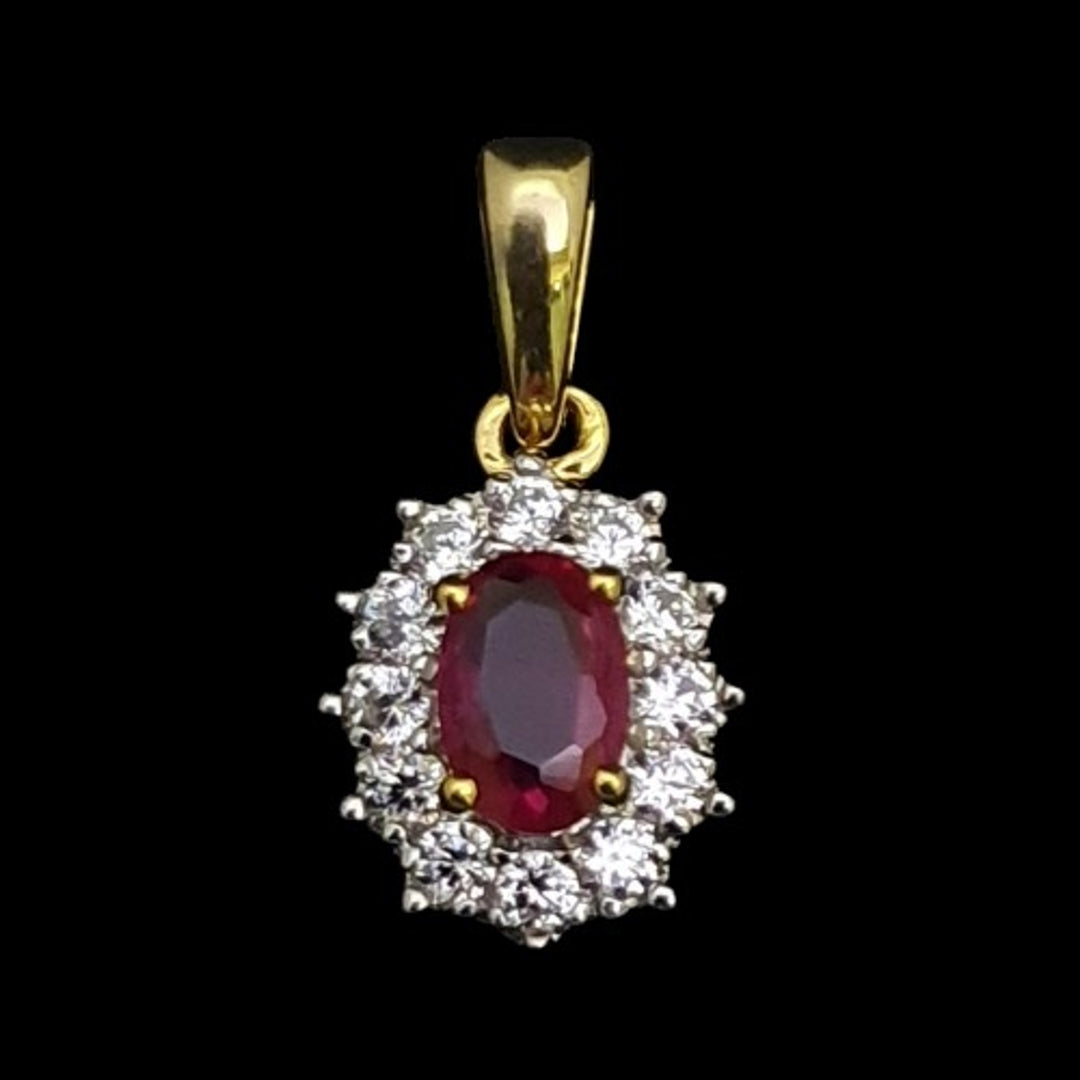 18 KT DIAMOND PENDANT 1.53 Gms - MJ25PD410